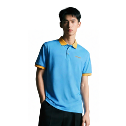 【Custom School Uniform Blue-Yellow Contrast Short-Sleeve Polo】|Hong Chi Morninghope School|Dual yellow contrast side panels|Three-button polo collar uniform|Yellow-trimmed short sleeves|Color-Block School Uniform Specialty Store SU419 【Custom School Uniform Blue-Yellow Contrast Short-Sleeve Polo】|Hong Chi Morninghope School|Dual yellow contrast side panels|Three-button polo collar uniform|Yellow-trimmed short sleeves|Color-Block School Uniform Specialty Store SU419